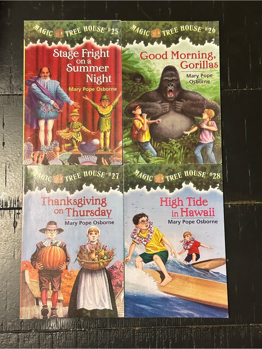 BUNDLE & SAVE! Magic Tree House Paperbacks 4-Book Lot (Books 25-28)